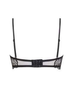 Calvin Klein Bh'er<UB1 BLACK - Ck Black Embroidery Strapless