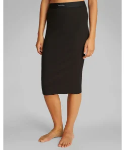 Calvin Klein Top/ Loungeshirt/ Pyjamas<UB1 BLACK - Cotton Stretch Rib Other L&S Bottoms