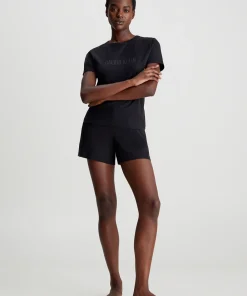 Calvin Klein Top/ Loungeshirt/ Pyjamas|Pyjamas/ Loungewear<UB1 BLACK - Intense Power Lounge L/S T-Shirt