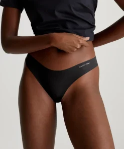 Calvin Klein Trusser<UB1 BLACK - Invisibles Cotton Brazilian