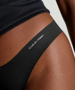 Calvin Klein Trusser<UB1 BLACK - Invisibles Cotton Brazilian