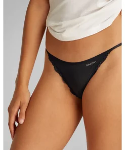 Calvin Klein Trusser<UB1 BLACK - Mf Stretch W Lace Brief