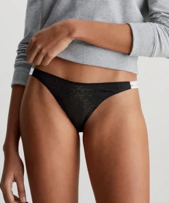 Calvin Klein Trusser<UB1 BLACK - Modern Lace (Pt) Tanga