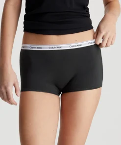 Calvin Klein Trusser<UB1 BLACK - Modern Logo Boy Shorts