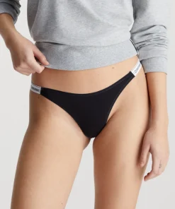 Calvin Klein Trusser<UB1 BLACK - Modern Logo Thong