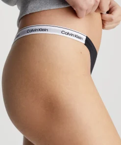 Calvin Klein Trusser<UB1 BLACK - Modern Logo Thong