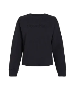 Calvin Klein Top/ Loungeshirt/ Pyjamas<UB1 BLACK - Modern Terry L/S Sweatshirt