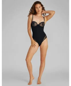 Calvin Klein Bodystocking<UB1 BLACK - Sensual Stretch Lace Other Shapewear