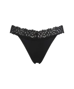 Calvin Klein Trusser<UB1 BLACK - Soft Stretch Lace Coordinate Thong