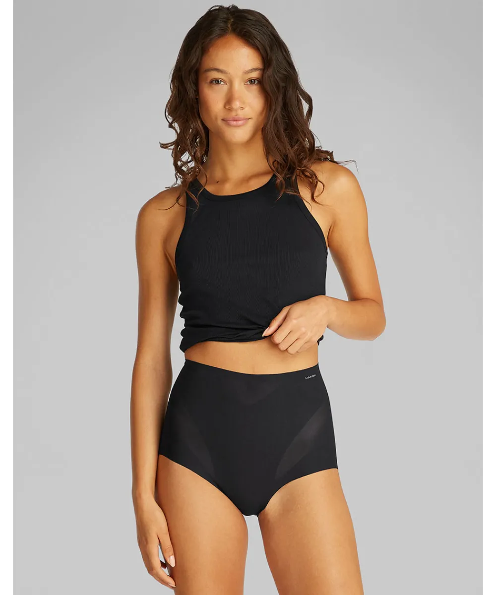 Calvin Klein Shapewear|Trusser<UB1 BLACK - Stay Put Mesh Bottom