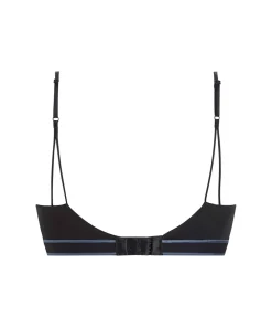 Calvin Klein Bh'er<UB1 BLACK W/ INK LOGO - Tonal Logo Cotton Triangle