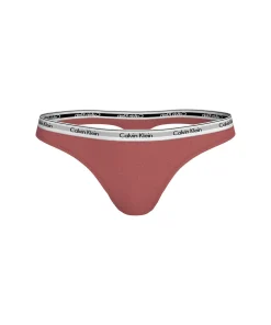 Calvin Klein Trusser<VCC DUSTY CEDAR - Icon Logo Thong