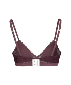 Calvin Klein Bh'er<VER MAUVE WINE - Modern Lace Triangle