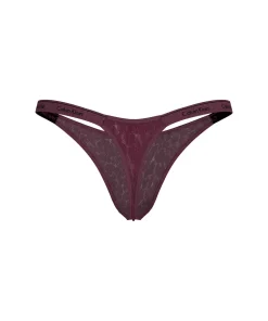 Calvin Klein Trusser<VER MAUVE WINE - Modern Lace (pt) Thong
