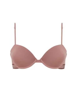 Calvin Klein Bh'er<VLZ RED GRAPE W/ APPLE BUTTER - Tonal Logo Cotton Demi