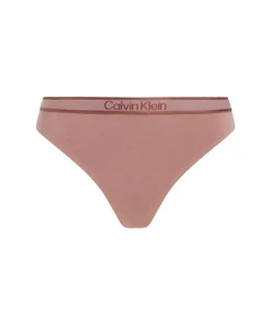 Calvin Klein Trusser<VLZ RED GRAPE W/ APPLE BUTTER - Tonal Logo Cotton Coordinate Thong