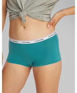 Calvin Klein Trusser<VO6 LIVELY TEAL - Modern Logo Boy Shorts