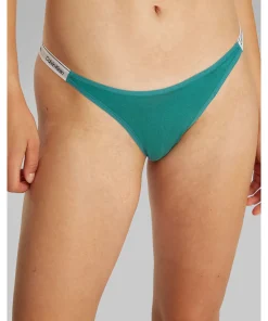 Calvin Klein Trusser<VO6 LIVELY TEAL - Modern Logo Thong