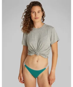 Calvin Klein Trusser<VO6 LIVELY TEAL - Modern Logo Thong