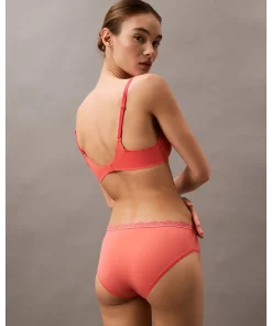 Calvin Klein Trusser<VOJ EXQUISITE PINK - Mf Stretch W Lace Hipster