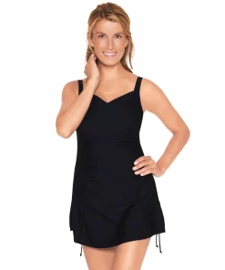 Wiki Protesebadetøj|Badedragter<W099 BLACK - Serena Plus Swimsuit