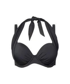 Wiki Bikinier<W099 BLACK - Swimwear Padded Magic bikini top