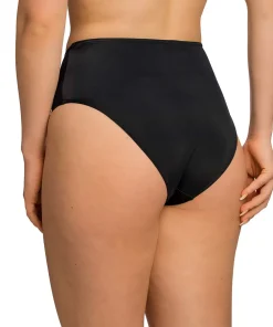 Wiki Bikinier<W099 BLACK - Swimwear Tai High Waist