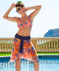 Wiki Strandtøj<W470 FIRENZE - Beachwear & Acc. Swim Beach Skirt/Dress (2-in-1