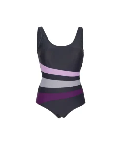 Wiki Protesebadetøj|Badedragter<W110 GRAPHITE/LAVENDER - Valentina De Luxe Swimsuit Bianca Classic+