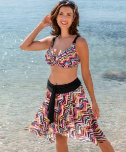 Wiki Strandtøj<W482 JAMAICA - Swimwear Beach skirt/dress (2-in-1)
