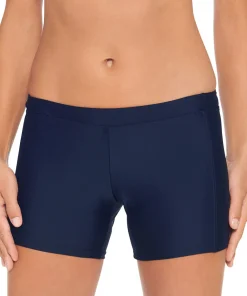 Wiki Bikinier<W094 MIDNIGHT - Swimwear Swim Panty With Leg