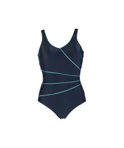 Wiki Protesebadetøj|Badedragter<W105 NAVY/AQUA - Bianca Classic+ Swimsuit Daniella Classic