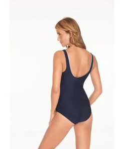 Wiki Protesebadetøj|Badedragter<W105 NAVY/AQUA - Bianca Classic+ Swimsuit Daniella Classic