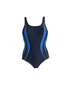 Wiki Protesebadetøj|Badedragter<W105 NAVY/AQUA - Regina Sport Swimsuit
