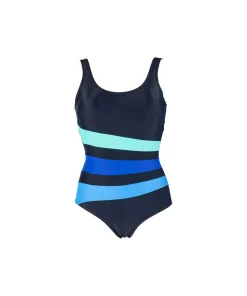 Wiki Protesebadetøj|Badedragter<W105 NAVY/AQUA - Valentina De Luxe Swimsuit Bianca Classic+
