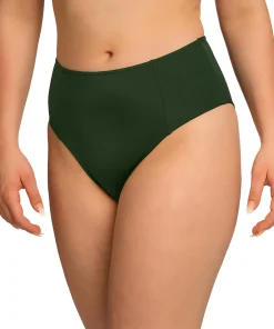 Wiki Bikinier<W076 OLIVE - Swimwear Tai High Waist