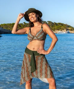 Wiki Strandtøj<W475 TOSCANA - Beachwear & Acc. Swim Beach Skirt/Dress (2-in-1