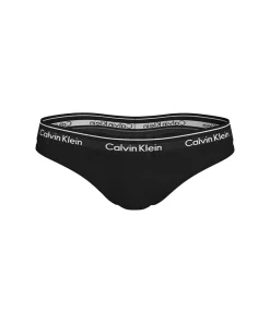 Calvin Klein Trusser<6WA BLACK W. DTM WB - Modern Ctn Holiday Coordinate Thong