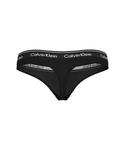Calvin Klein Trusser<6WA BLACK W. DTM WB - Modern Ctn Holiday Coordinate Thong