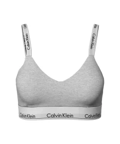 Calvin Klein Bh'er<6WA GREY HEATHER - Modern Cotton Bralette