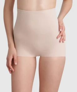 Maidenform Shapewear<WR9 PARIS NUDE - Sleek Smoothers Hi-Waist Boy Short
