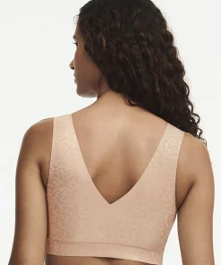 Chantelle Undertøj|Bh'er<0X7 LEO SHIMMER PRINT - Softstretch Padded V Neck
