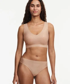 Chantelle Undertøj|Bh'er<0X7 LEO SHIMMER PRINT - Softstretch Padded V Neck