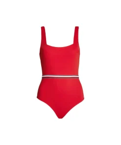 Tommy Hilfiger Badedragter<XLG PRIMARY RED - Th Global Stripe-S Halter Swimsuit