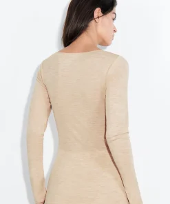 Femilet Undertøj<02Y HEATHER NUDE - Juliana Tshirt Long Sleeves