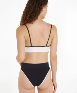 Tommy Hilfiger Bh'er<YBR WHITE - Th Monotype Rib Triangle