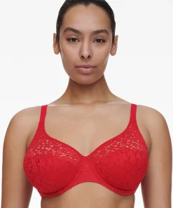 Chantelle Bh'er<0YU POPPY RED - Norah Covering Molded Bra