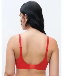 Chantelle Bh'er<0YU POPPY RED - Norah Covering T-shirt Bra