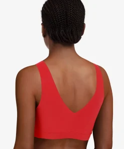 Chantelle Undertøj|Bh'er<0YU POPPY RED - Softstretch Brassiere_padded V Neck
