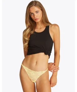 Tommy Hilfiger Trusser<ZF0 CITRONELLA - Hilfiger Lace Tanga